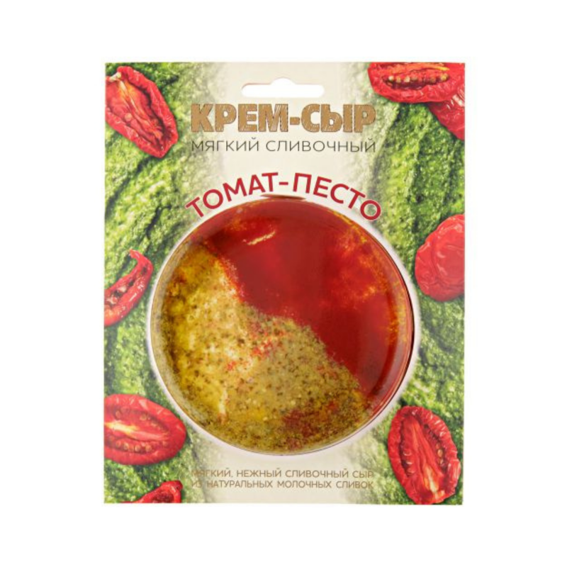 Крем-сыр Томат-соус песто, 120 г