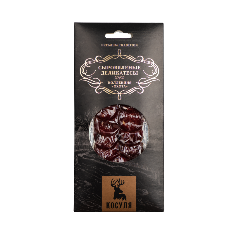 Колбаса из косули, нарезка, 75 г
