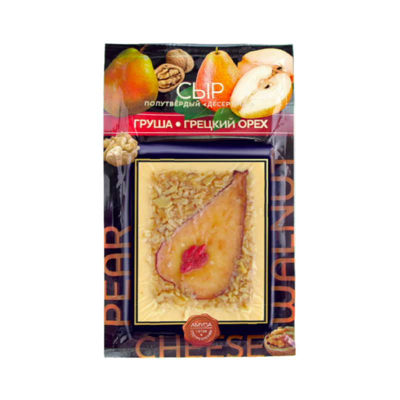 Сыр "Десертный" с грушей и грецким орехом , 150 г