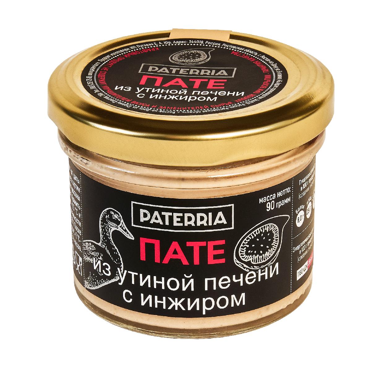 Пате из утиной печени с инжиром 90г